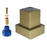 Acabamento Dourado Metal Alto Registro 1/2 3/4 + Conv Docol