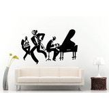 Vinilo Decorativo Pianos Jazz Cool   