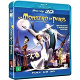 Blu-ray 3d + 2d Um Monstro Em Paris - Dub Leg Lacrado