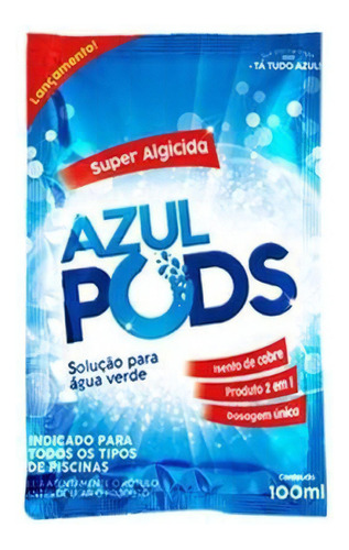 Azul Pods Tratamento Econômico Super Algicida 100ml