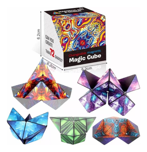 Cubo Magico Magnetico Rubik 70+ Formas Didáctico