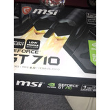 Placa De Video Gt 710 1gb Low Profile Nvidia Msi