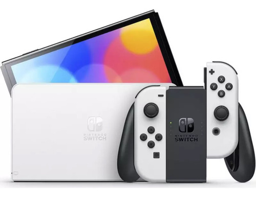 Nintendo Switch Oled 64gb Color Blanco + 4 Juegos