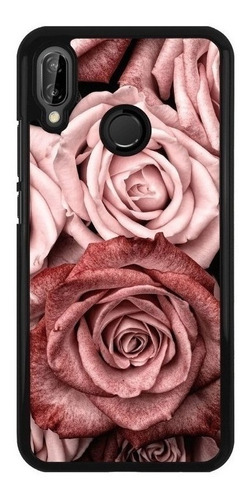 Funda Case Para Huawei Rosas Flores Vintage Moda