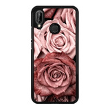 Funda Case Para Huawei Rosas Flores Vintage Moda