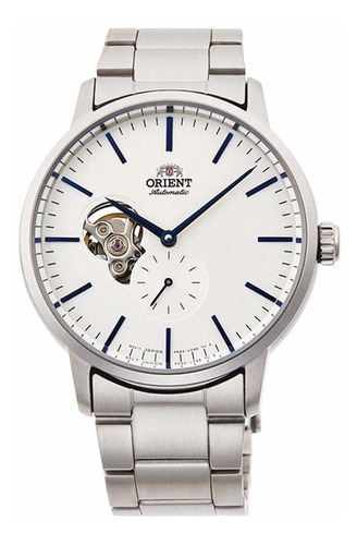 Reloj Hombre Orient Ra-ar0102s1 Automático Pulso Plateado En