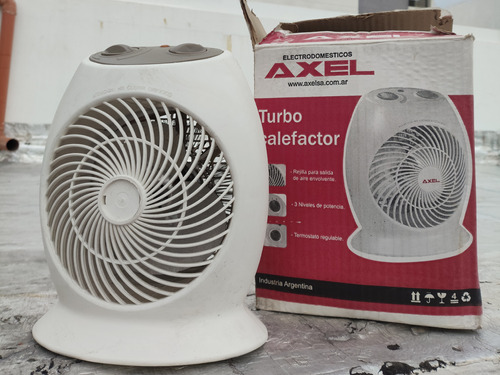 Turbo Calefactor Axel Eléctrico En Caja 