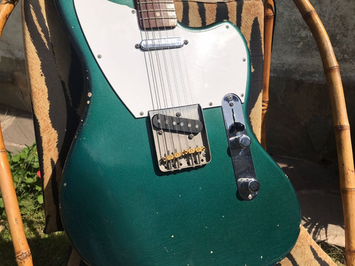 Guitarra Mjt Usa Telemaster 2015 Sherwood Green Nitro Relic