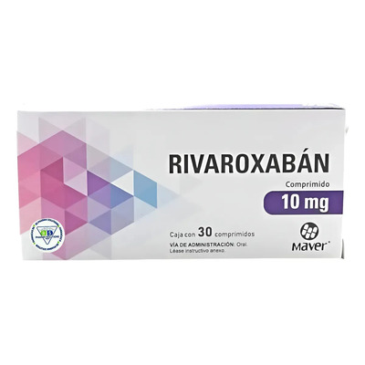 Rivaroxabán 10 Mg C\u002F30 Comprimidos Maver | Envío gratis