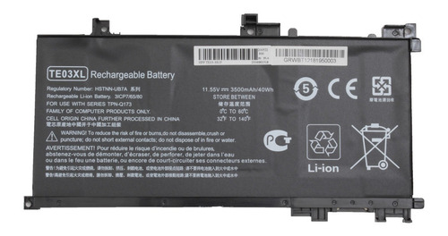 Bateria Para Hp Hstnn-ub7a Facturada