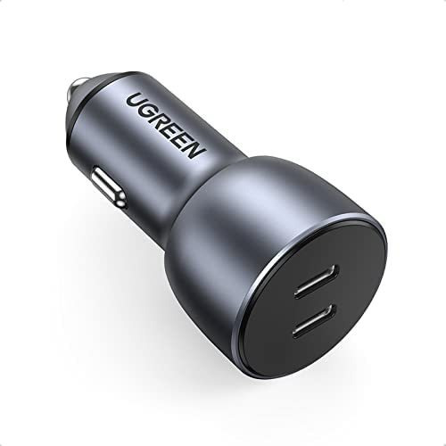 Cargador De Coche Ugreen Usb C De 40w Carga Rápida -gris