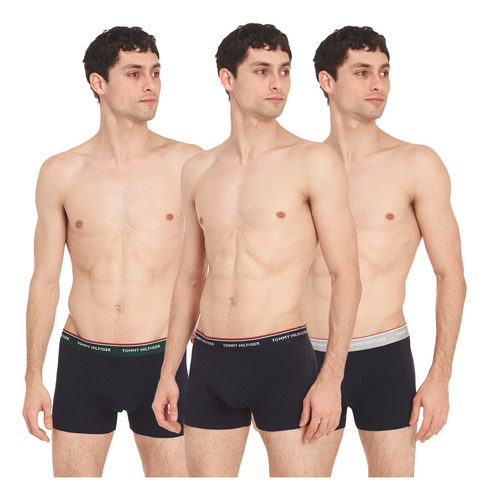 Pack X3 Calzoncillos Trunk Tommy Hilfiger Multicolor Hombre