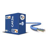 Cabo Informática 4 Pares 24awg Cat.5e Azul 30 Metros