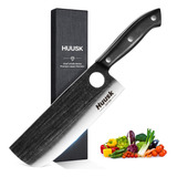 Huusk Cuchillos De Japon, Cuchillo Nakiri Para Verduras, Ace