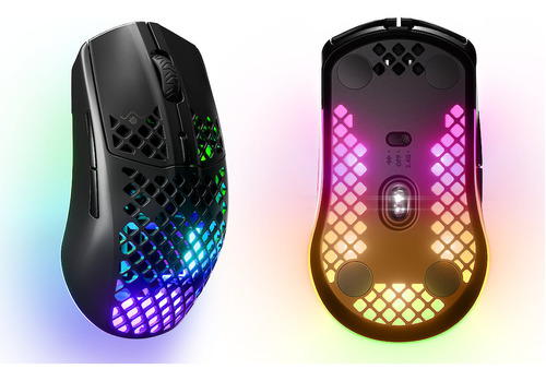 Steelseries Aerox 3 Onyx Truemove 3 Zonas Rgb C/ Aquabarrier