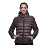 Jaqueta Puffer Ultraleve Térmica Feminina Com Capuz Estilo