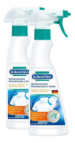 Dr. Beckmann Quitamanchas Desodorante Y Sudor Pack