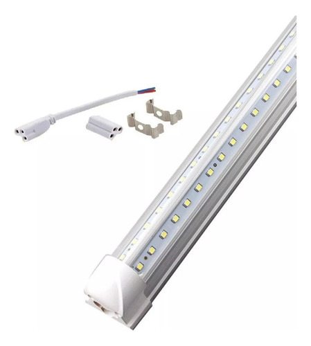 Regleta Led 30w Gabinete 10 Piezas Tubo Doble Tira T8w30r02