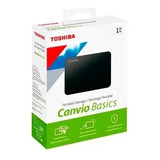 Disco Duro Externo Toshiba Canvio Basics 1 Tera + Estuche