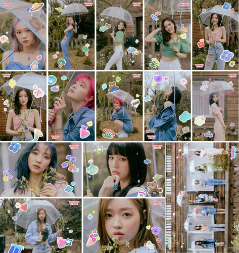 Juego 15 Poster Dear Oh My Girl Dun Dun Fotos Teaser Kpop 