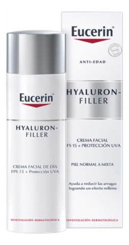 Eucerin Hyaluron Filler Crema Facial Día Fps 15 Anti Edad