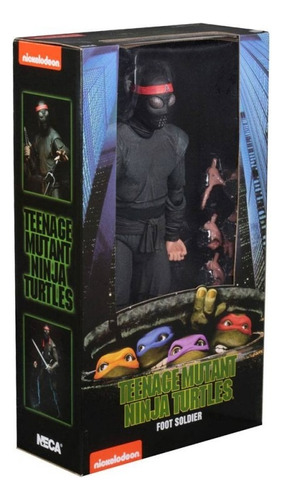 Figura Foot Soldier Tortugas Ninja Tmnt 1990 Neca Escala 1/4