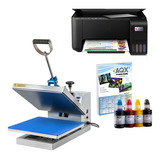 Combo Sublimacion Impresora Epson + Estampadora Plana 40x60 Cm Formato Grande Printgate