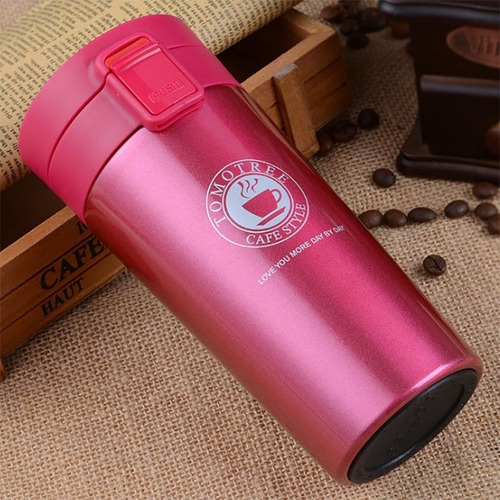 Vaso Termico Taza Cafe C/filtro Antiderrame Termo Acero Inox