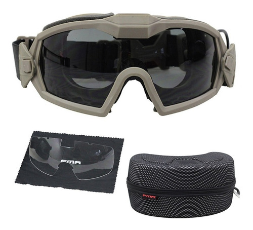 Óculos Tático Goggles Com Cooler Airsoft Paintball