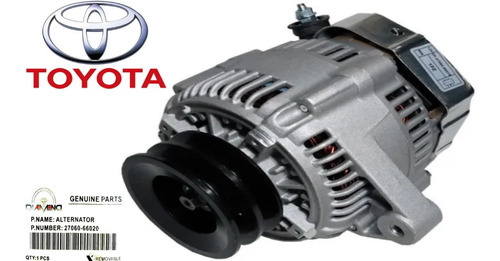 Alternador Toyota Autana Burbuja Land Cruiser Machito 4.5 L Foto 3