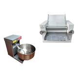 Laminadora Platinum 450 Mm De Mesa + Amasadora 20 Kg Maqjor