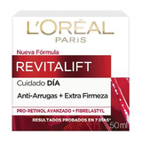 Crema Antiarrugas Loreal Revitalift Cuidado Dia X 50 Ml