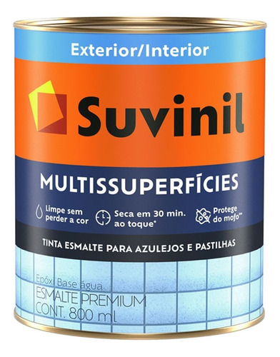  Tinta Epóxi Branca Para Banheiro E Cozinha Suvinil 900ml 