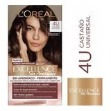 Tintura Excellence Nudes Sin Amoniaco 4u Castaño Universal