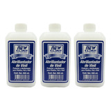 3 Abrillantador De Vinil Plastico Y Piel Liquido 500ml