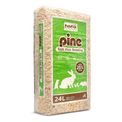 Sustrato Premium para Pequeños Animales | Cama de Pino | Absorción y Control de Olores | 24 L | PetsPick Pine Soft | MercadoLibre