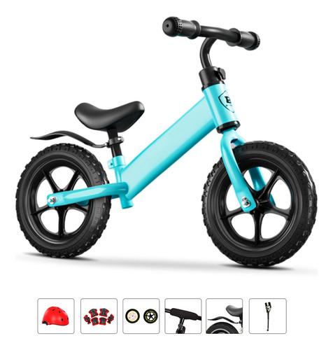 Bicicleta Equilibrio Ajustable Para Niños No Incluye Pedales