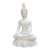Estatueta De Gesso Buda Hindu Meditando Chakras 