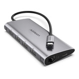 Ugreen Hub Usb C 8-1 Pd 100w Hdmi 4k 60hz/4 Usb A 3.0/sd-tf