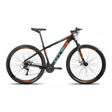 Mountain Bike Gts Pro M5 Urban Aro 29 21 Câmbios Shimano Cor Preto/azul-celeste/laranja