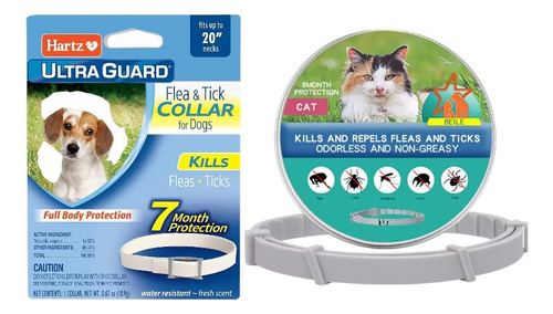 Collar Antipulgas Y Garrapatas Para Perros Gatos Tratamiento