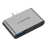 Lector De Tarjetas Sd / Micro Sd Usb-c Lention + Usb 3.0