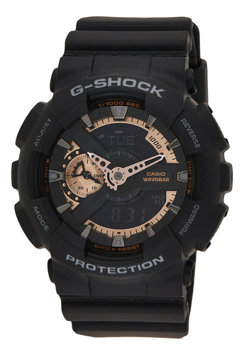 Reloj Negro Para Hombre G Shock Ga110rg 1a De Casio Unidades