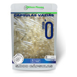 Cápsula Gelatina Vazia 400 Unids Nº0 Sem Cor / Natural