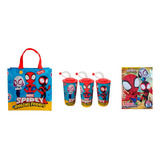 40 Kits Bolsa Dulcero + Vasos + Libro Para Colorear