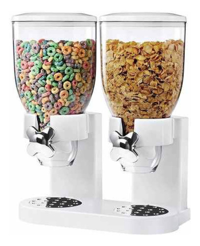 Dispenser De Cereales Doble Dosificador Alimentos Fideos