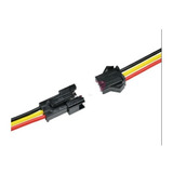 Lote 5 X Conector Tipo Sm 3 Pin Macho+hembra Cable 15cm Ityt