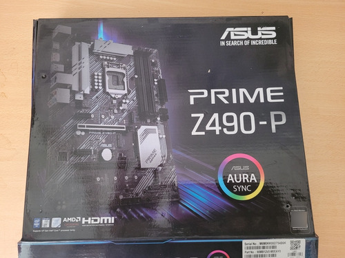 Mother Asus Prime Z490p + Procesador Intel Core I3