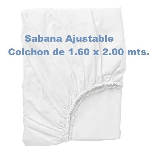 Sabana Ajustable I Colchon 1.60 X 2.00 Mts. I 180 Hilos I