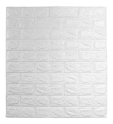 Placa 3d Autoadhesiva Wall Panel Pared Ladrillo 70x77 Cm